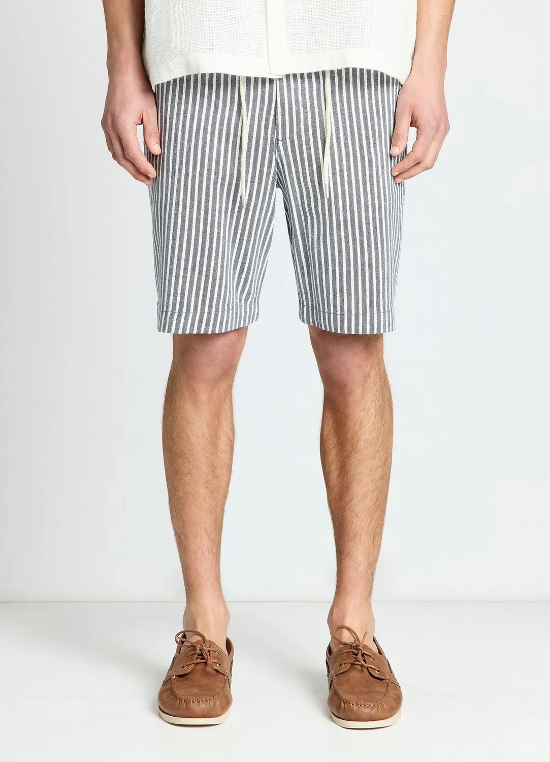 Calliope bermuda homme rayé cordon réglable