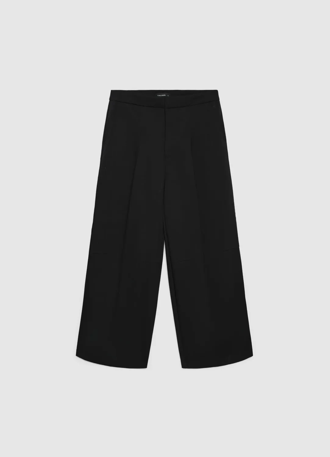 Calliope pantalon barrel femme pinces uni