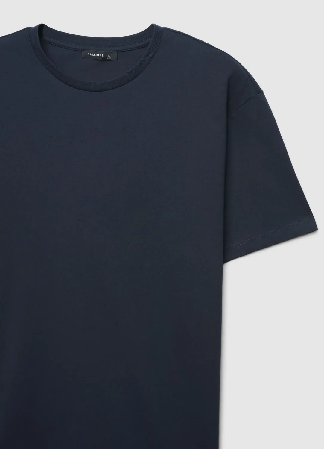 Calliope T-shirt uni col rond homme regular