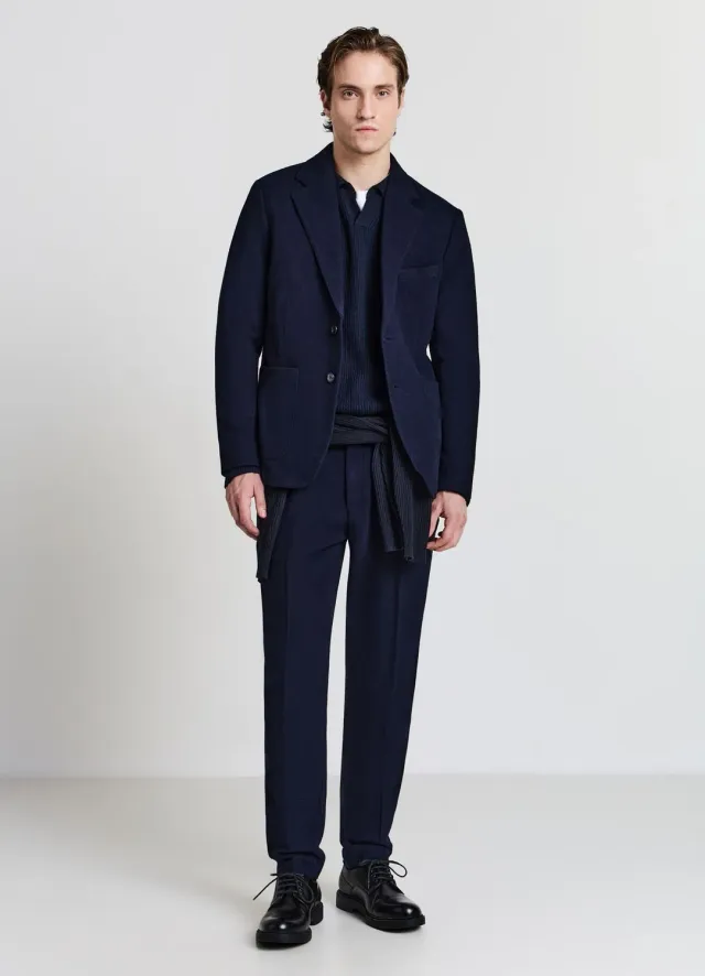 Calliope pantalon homme laine coupe droite