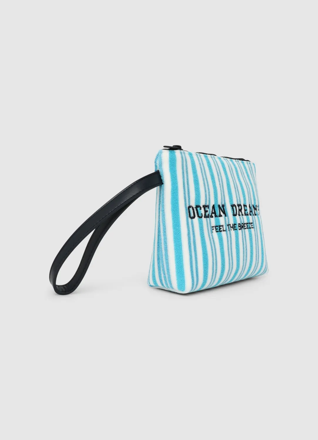 Calliope Rayée pochette homme rayures brodée