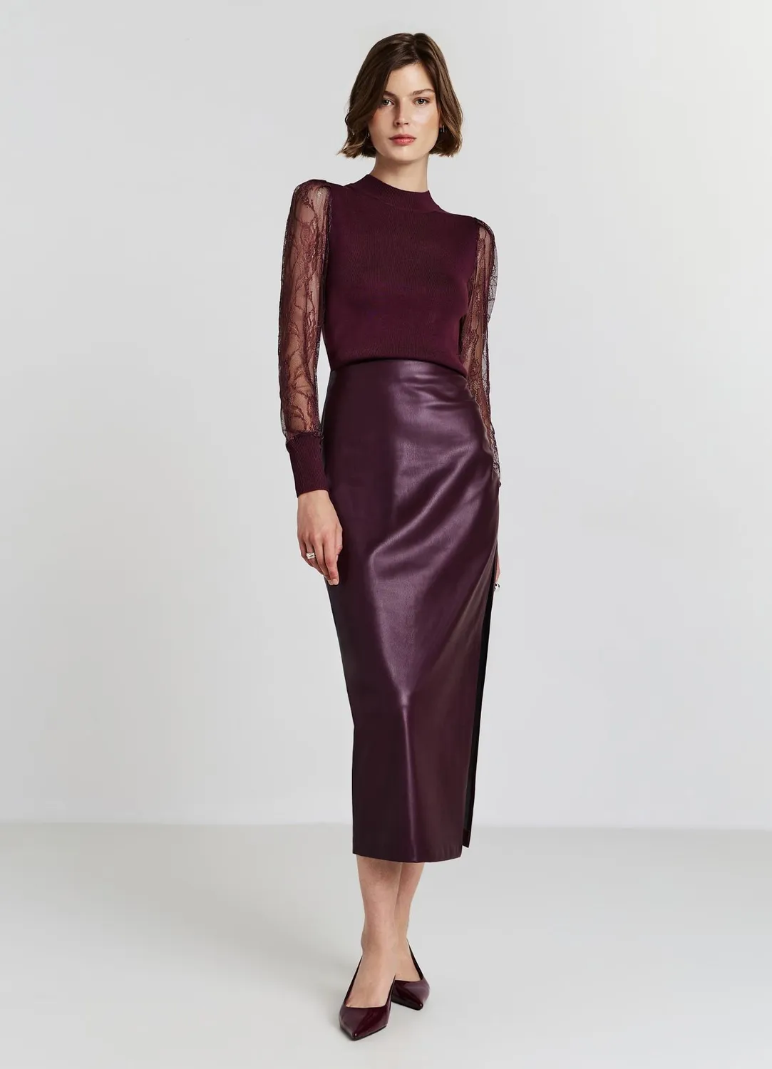 Calliope Pull Manches Dentelle Femme