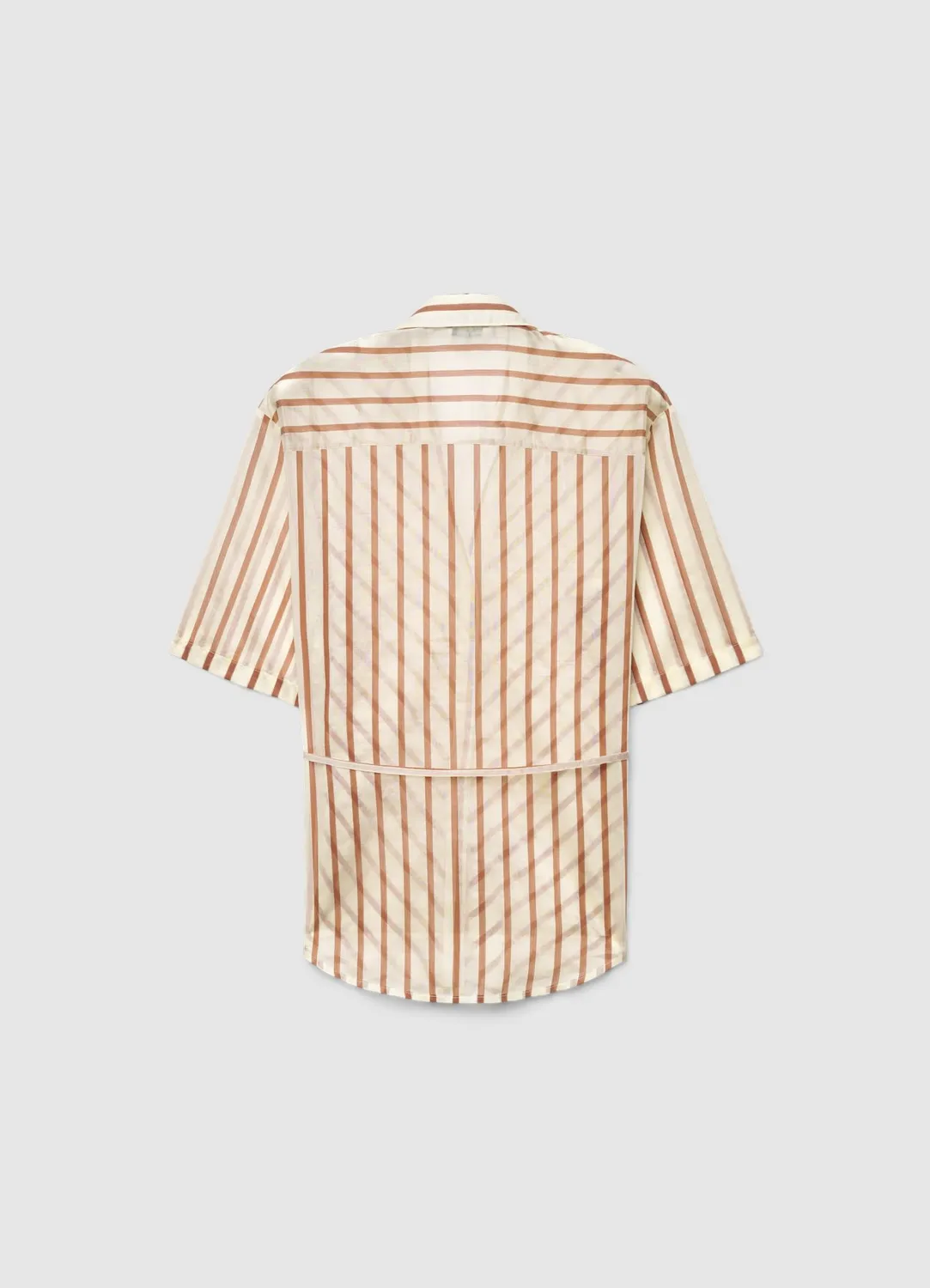 Calliope chemise rayée coulisse femme boutonnée
