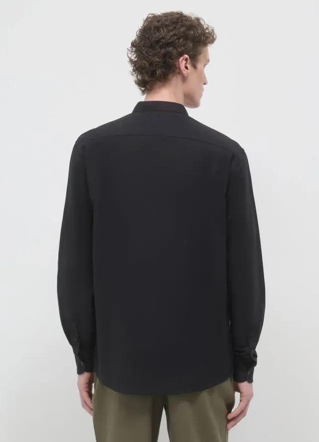 Calliope chemise homme col coréen en lin