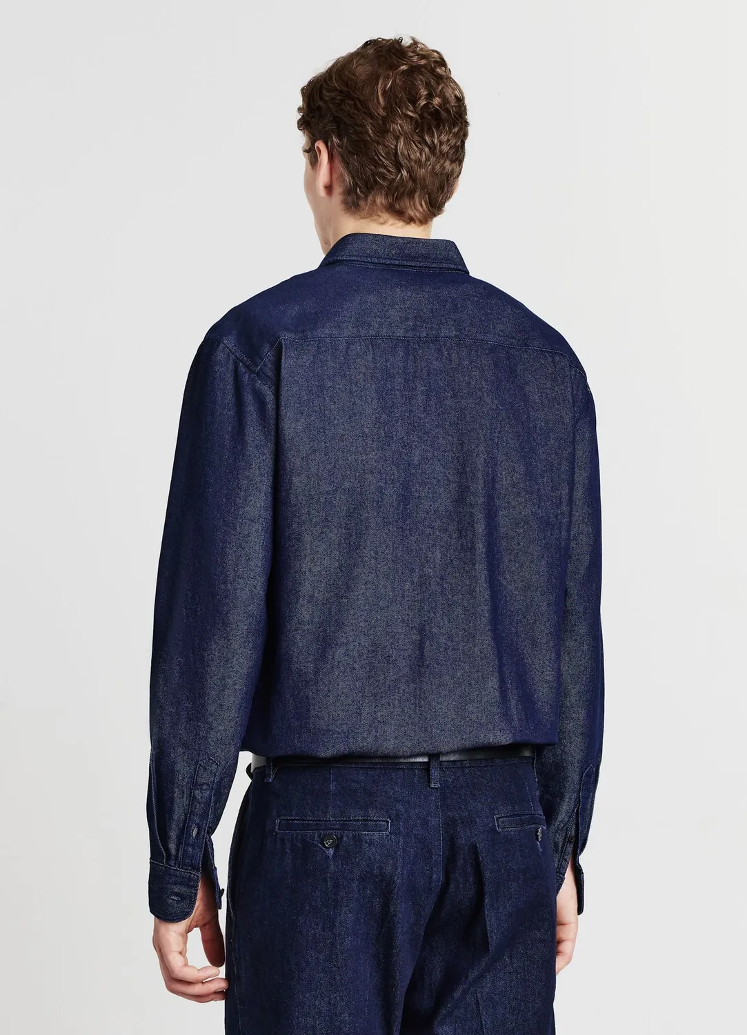 Calliope chemise denim jacquard homme regular