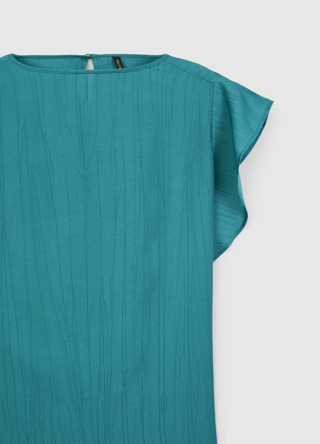 Calliope blouse manches volants femme unie