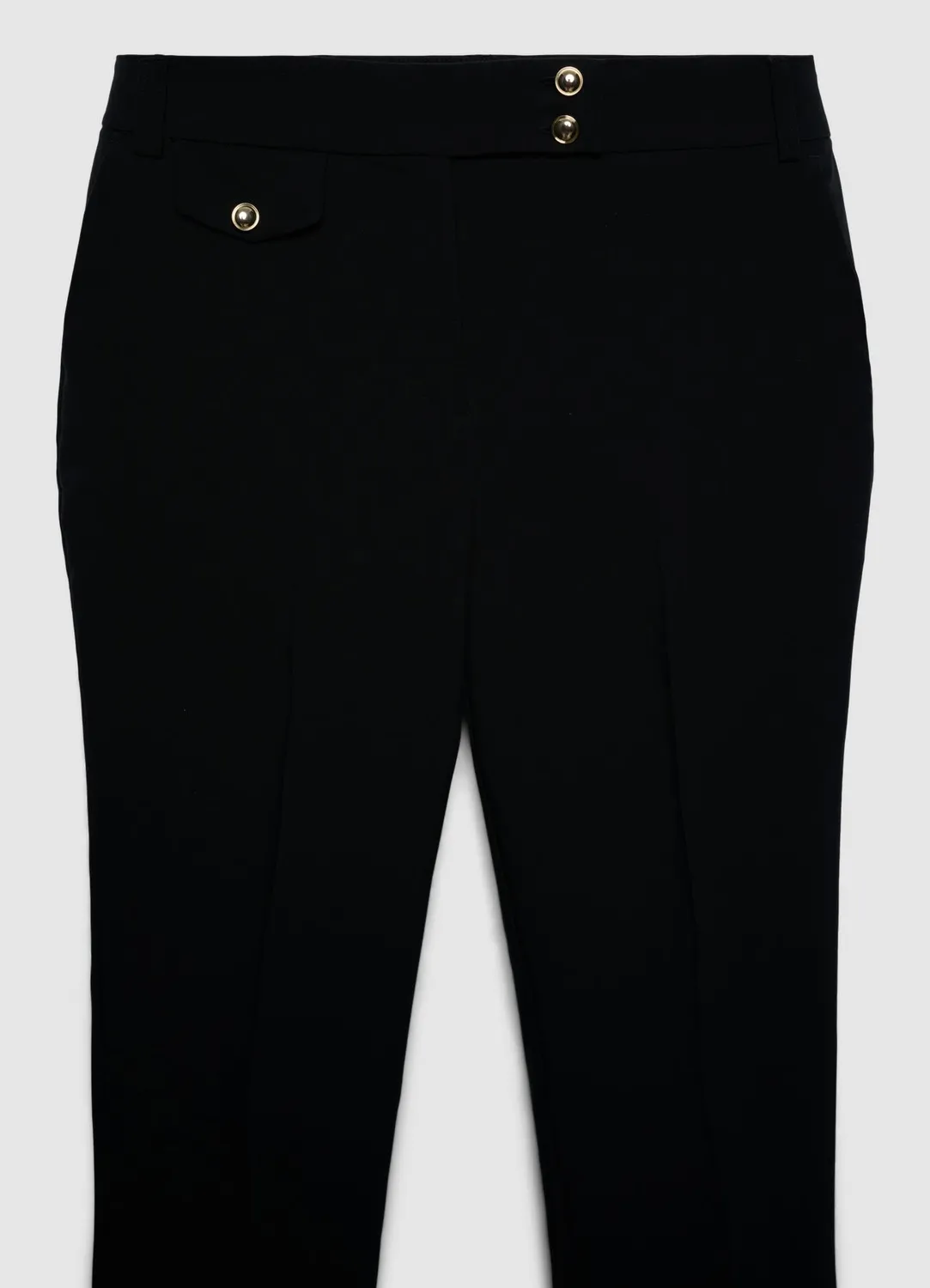 Calliope pantalon chino slim femme boutons taille haute