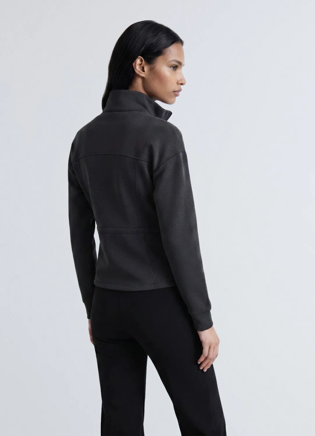 Calliope sweat zippé femme taille S col montant