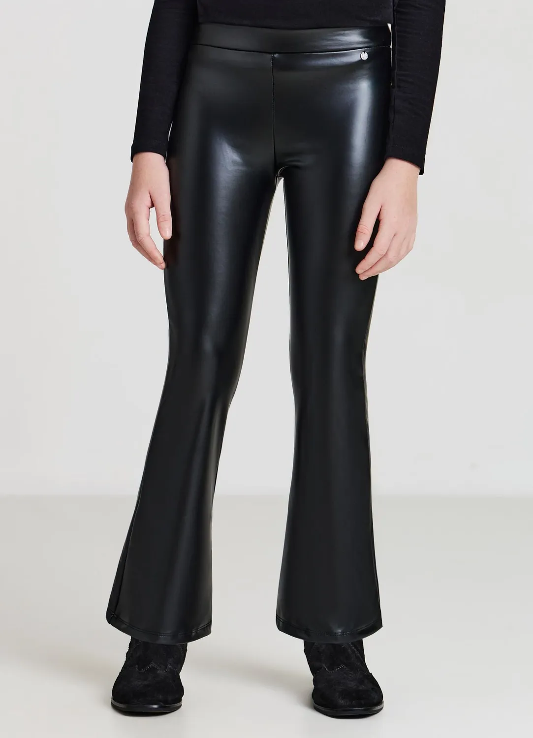 Calliope legging patte fille effet cuir