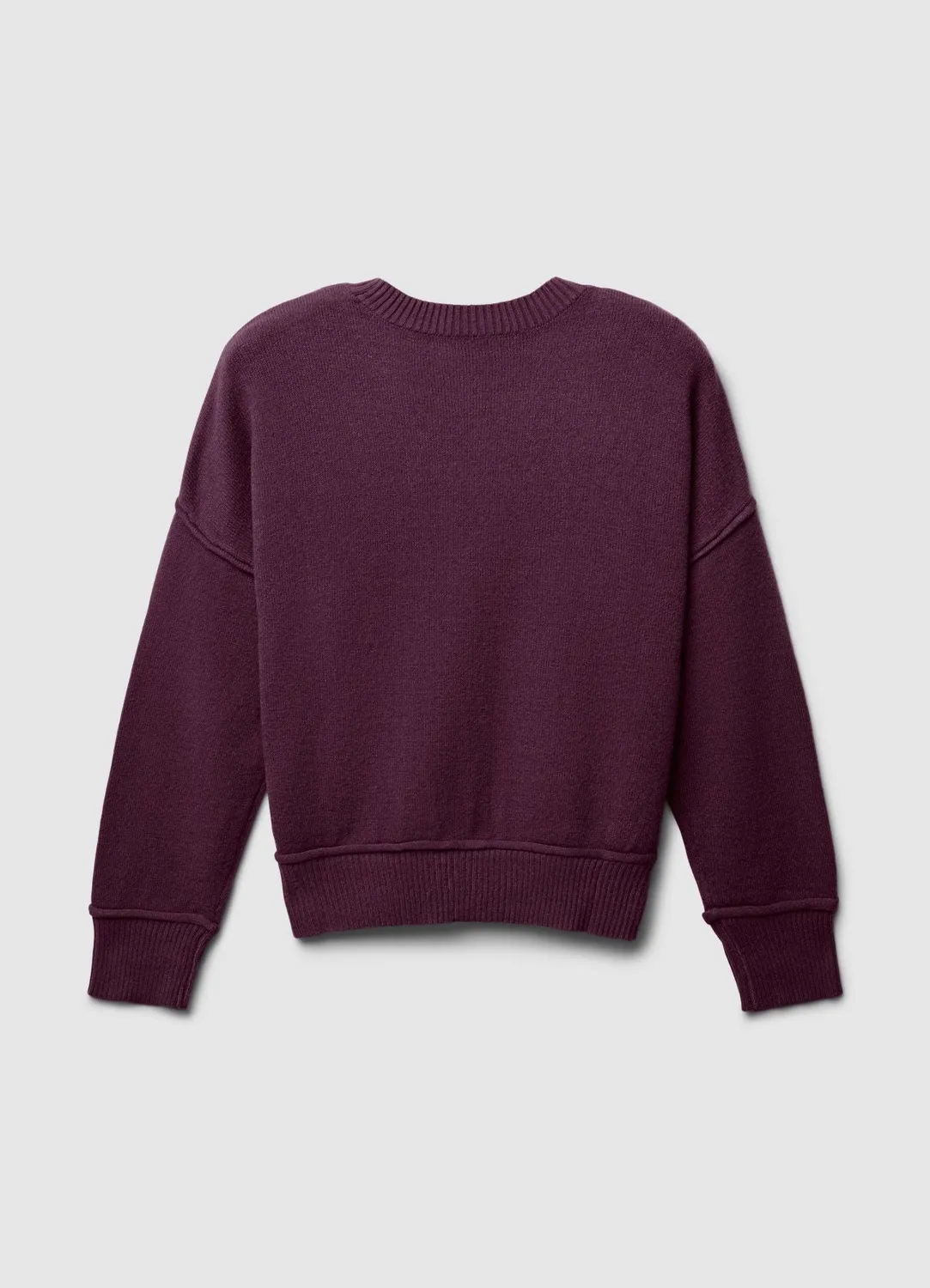 Calliope pull col rond femme bord franc uni