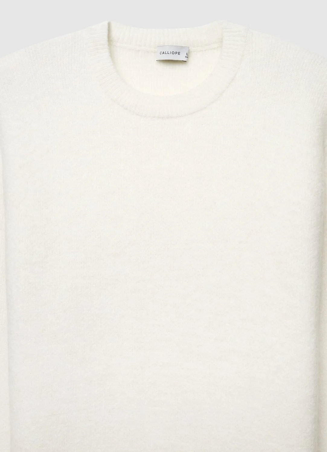 Calliope Pull Col Rond Maille Duveteuse Homme Hiver