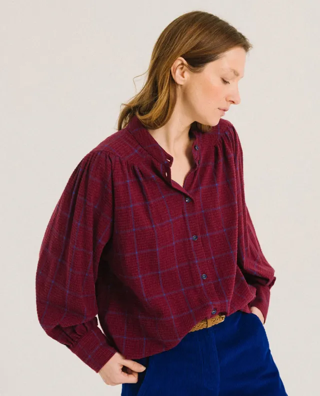 Tinsels Forest blouse Dreamers carreaux douce