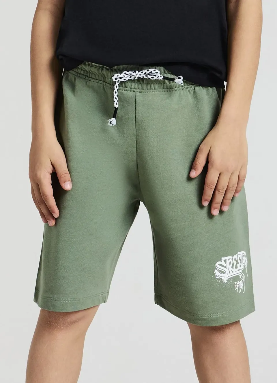 Calliope short garçon imprimé cordon