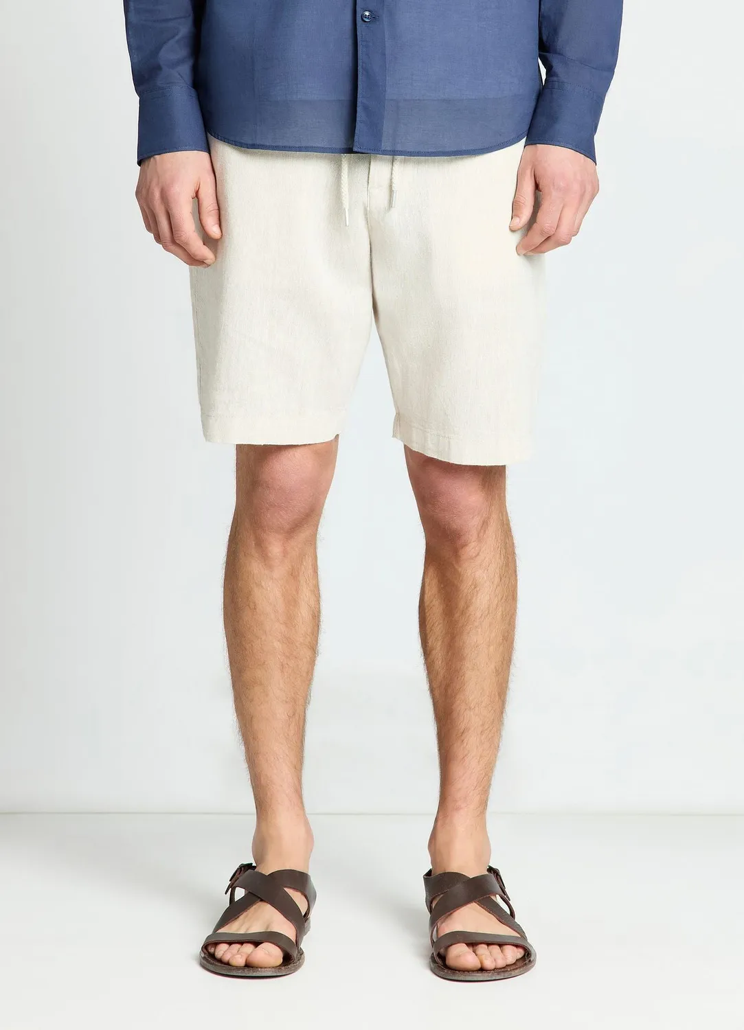 Calliope bermuda homme en lin uni