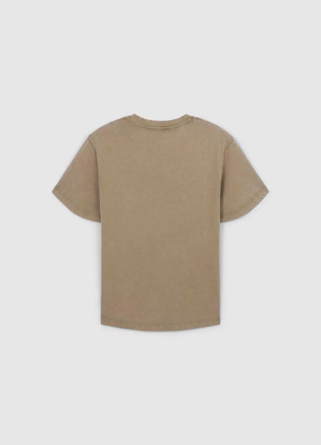 Calliope t-shirt délavé coton femme manches courtes
