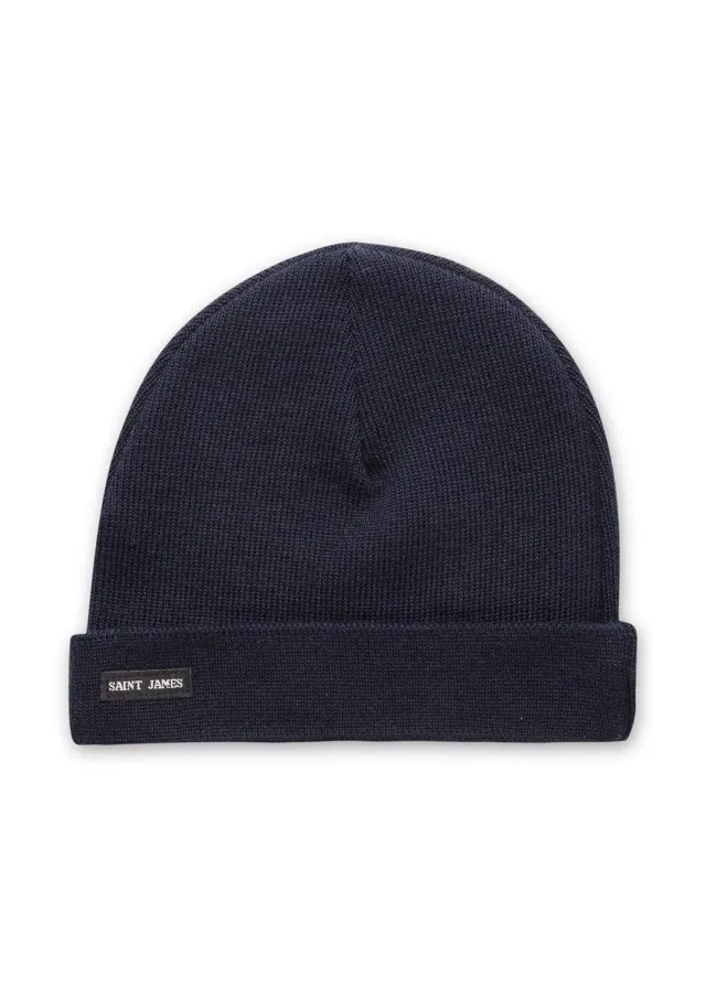 Saint James Cartier bonnet enfant marine laine