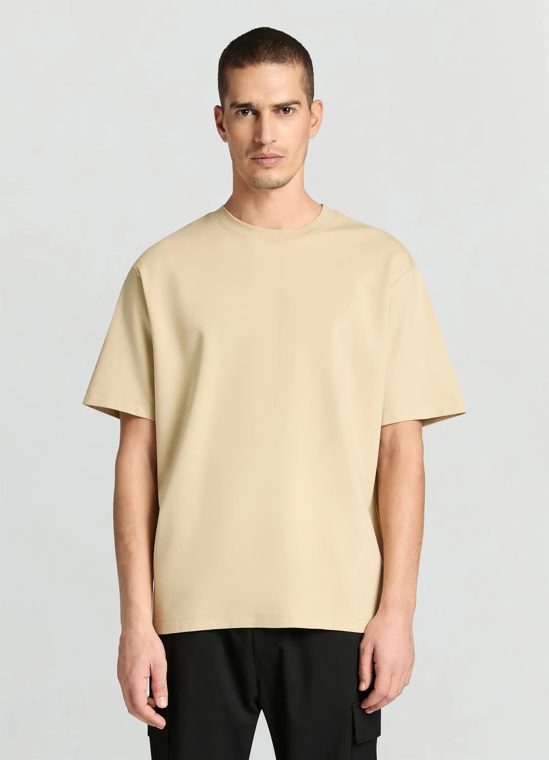 Calliope t-shirt ample uni homme col rond