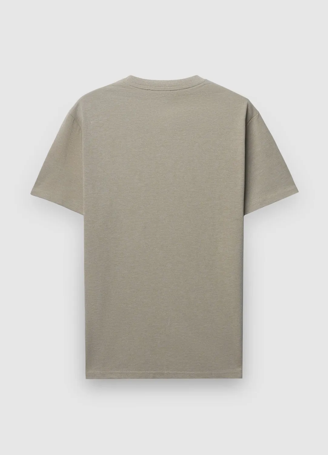 Calliope t-shirt col rond homme jacquard uni
