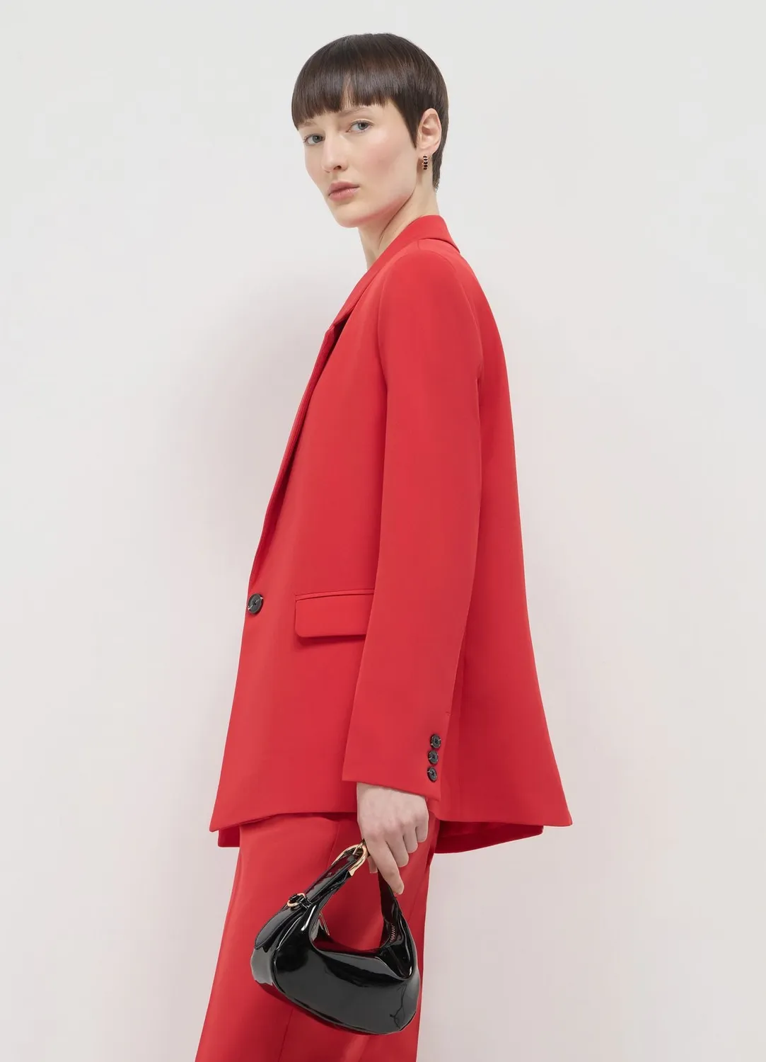 Calliope veste tailleur un bouton femme