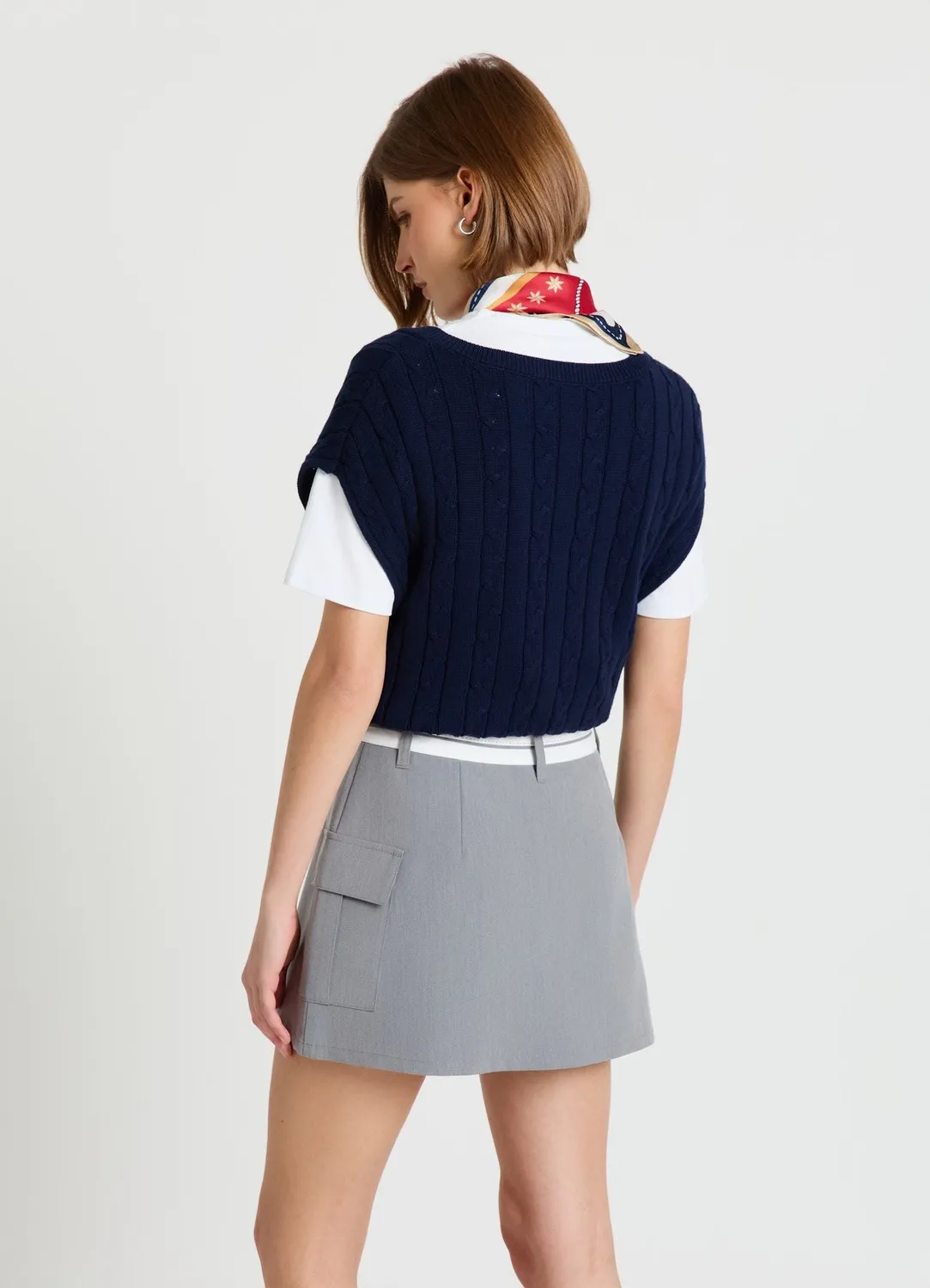 Calliope jupe-short cargo femme poches cargo