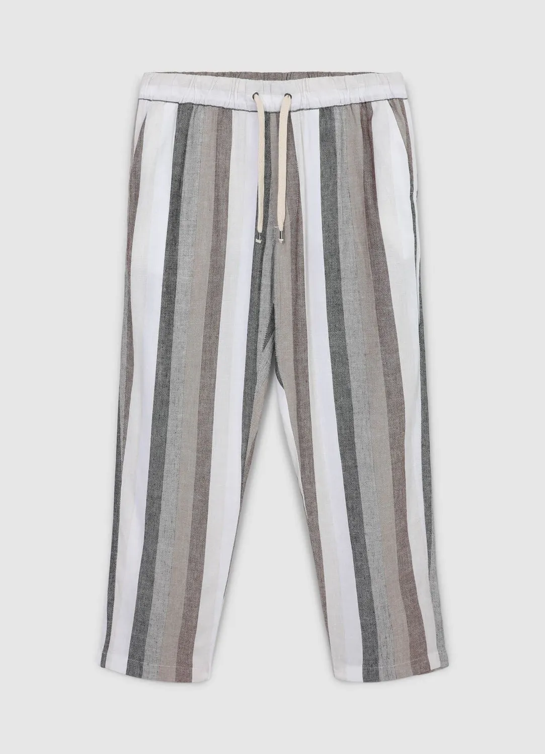 Calliope jogger rayé homme à cordon