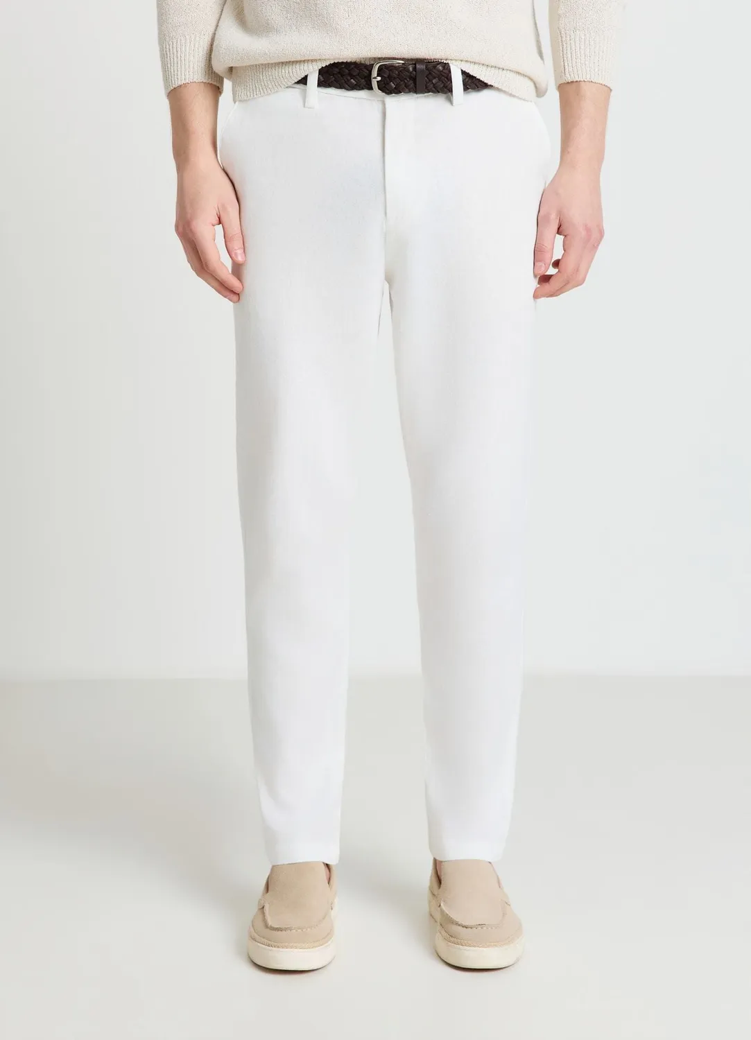 Calliope Pantalon chino homme lin regular