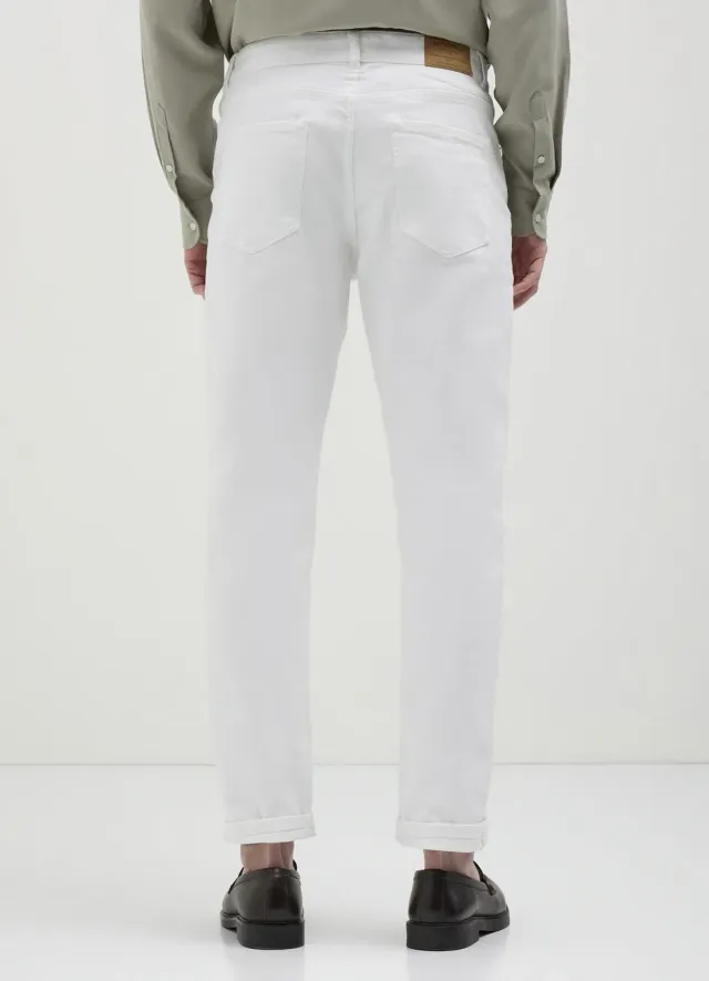 Calliope 5 poches slim pantalon homme coton
