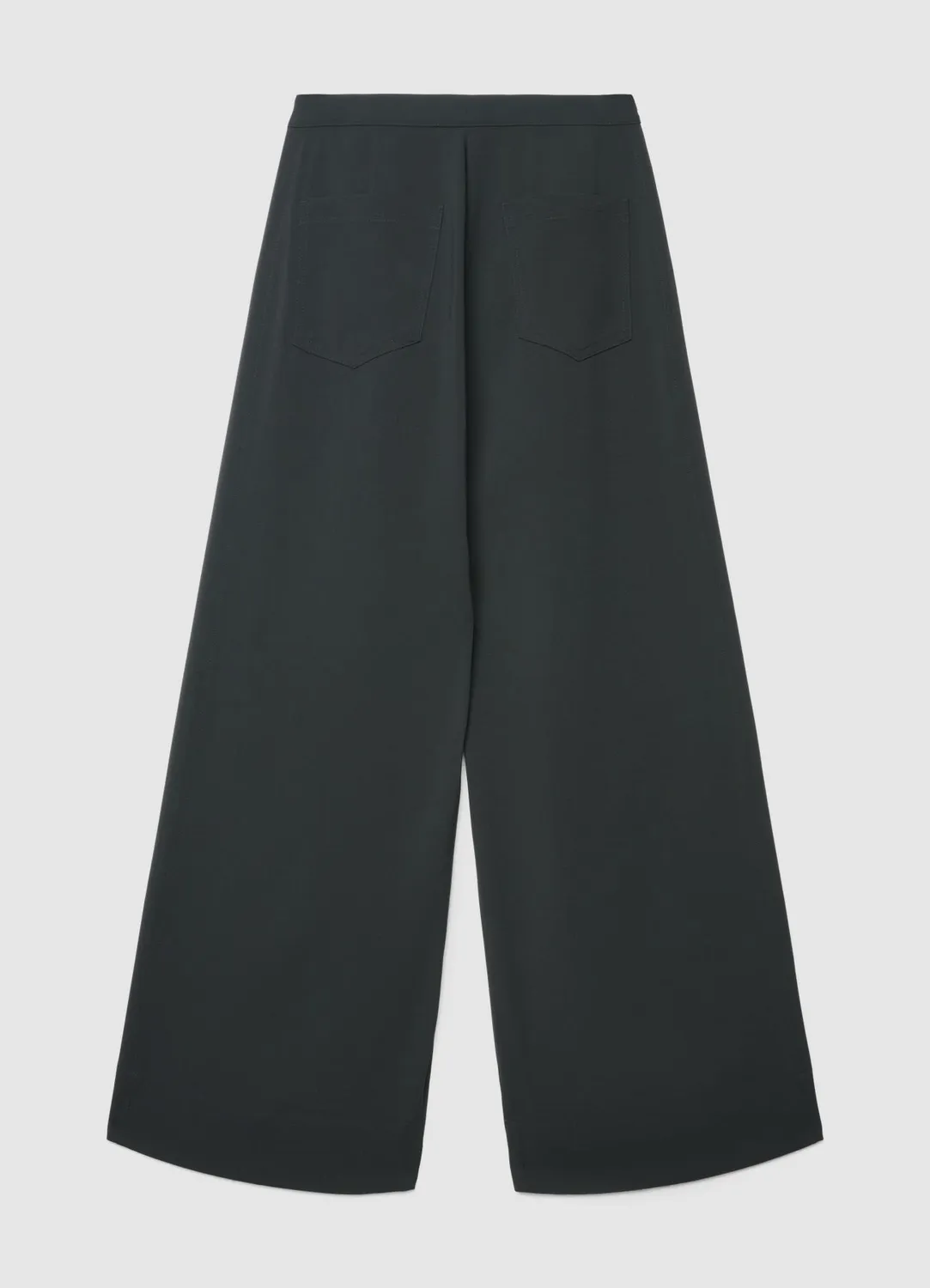 Calliope pantalon palazzo femme à pinces fluide