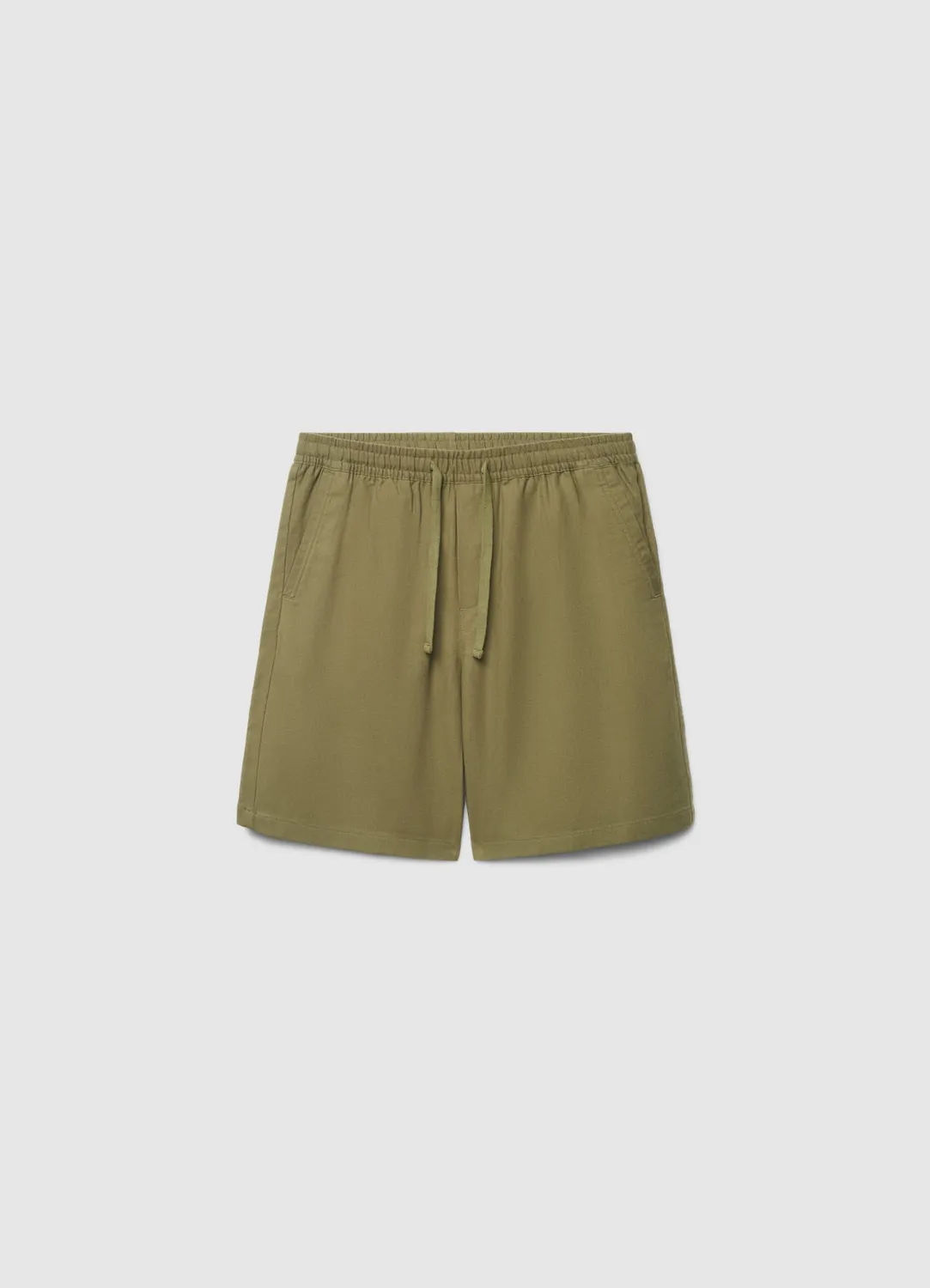 Calliope short jogger lin homme taille élastique