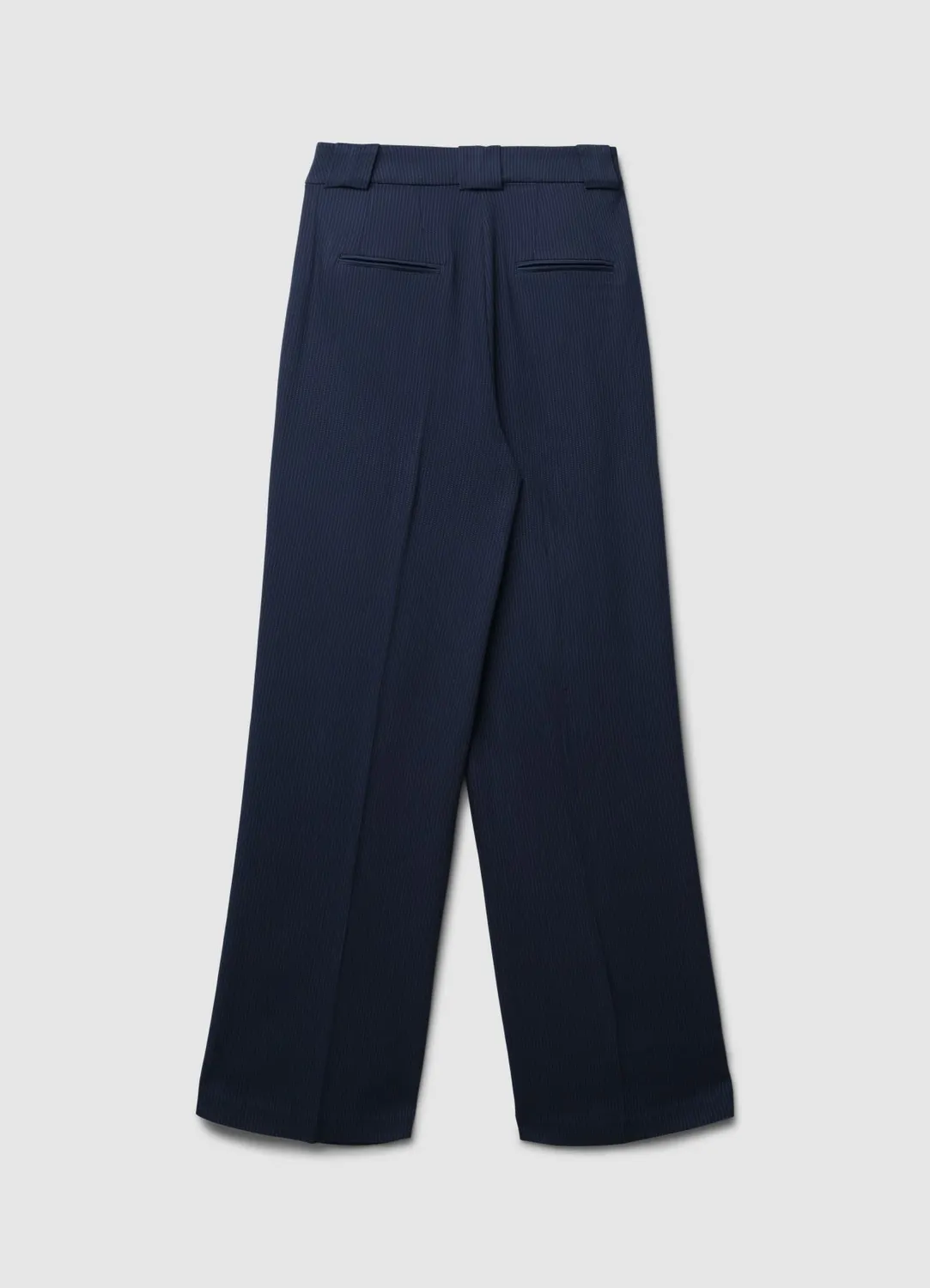 Calliope pantalon palazzo rayé femme bouton zip