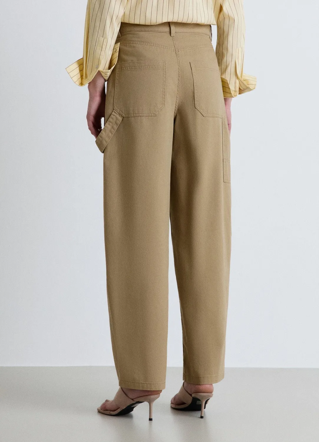 Calliope balloon worker pantalon femme cargo uni