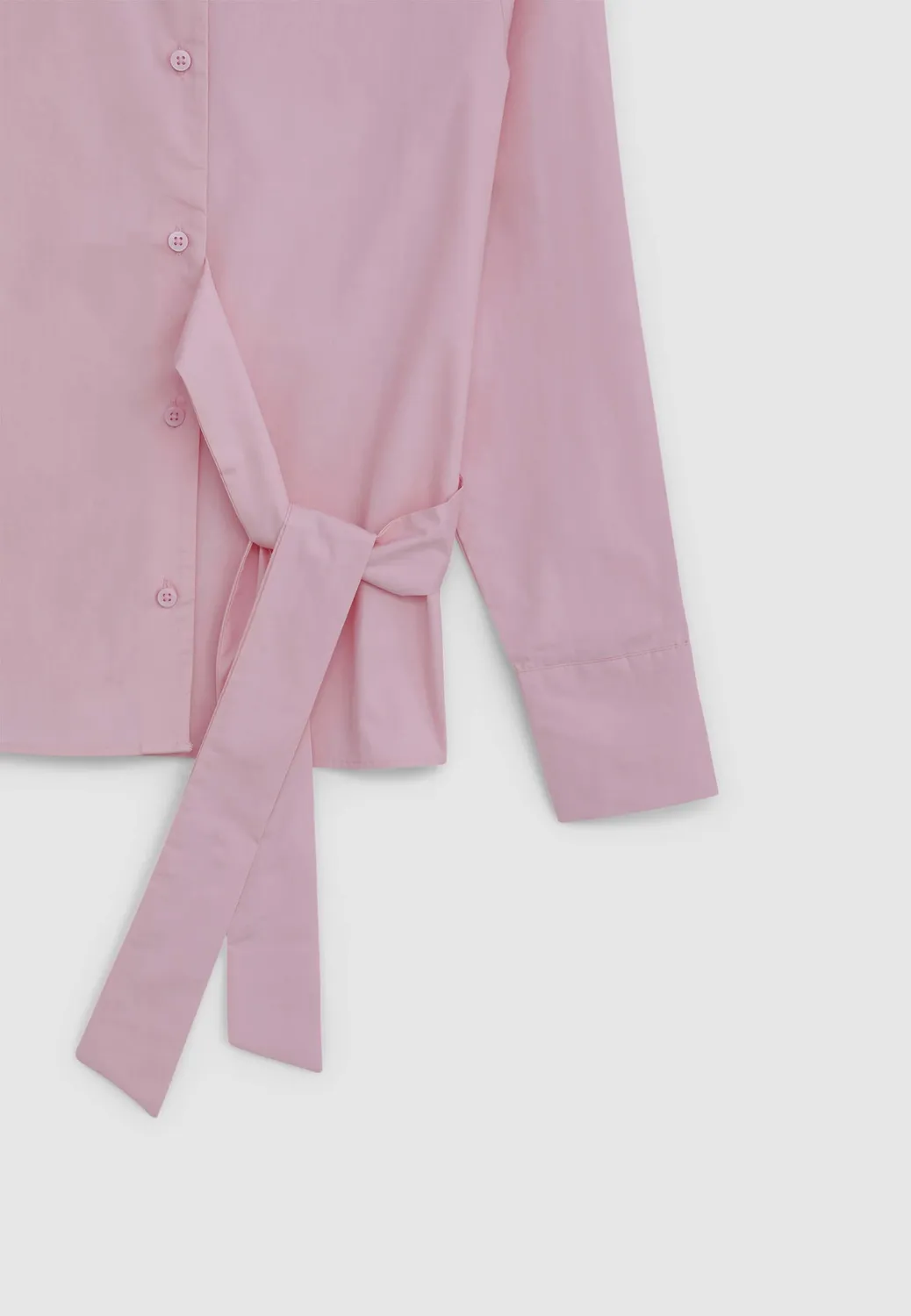 Calliope chemise nœud taille femme coton