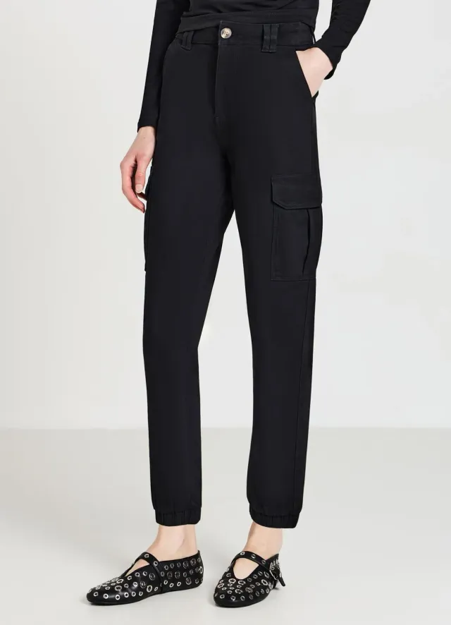 Calliope pantalon cargo femme coton poches