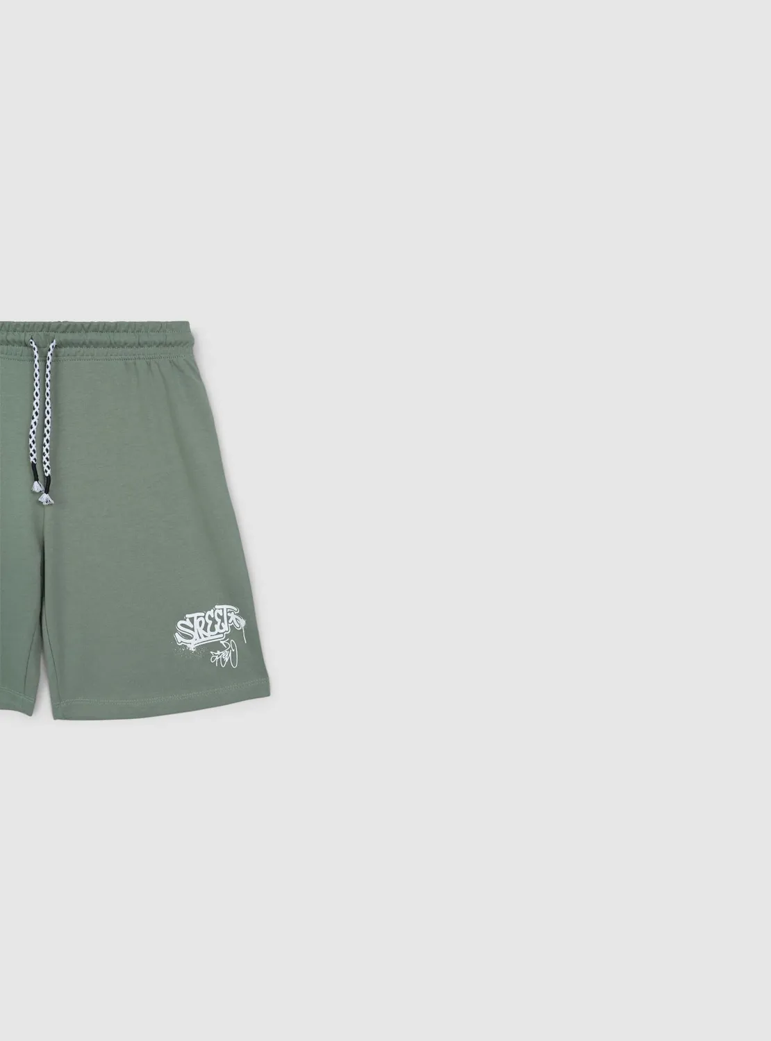 Calliope short garçon imprimé cordon