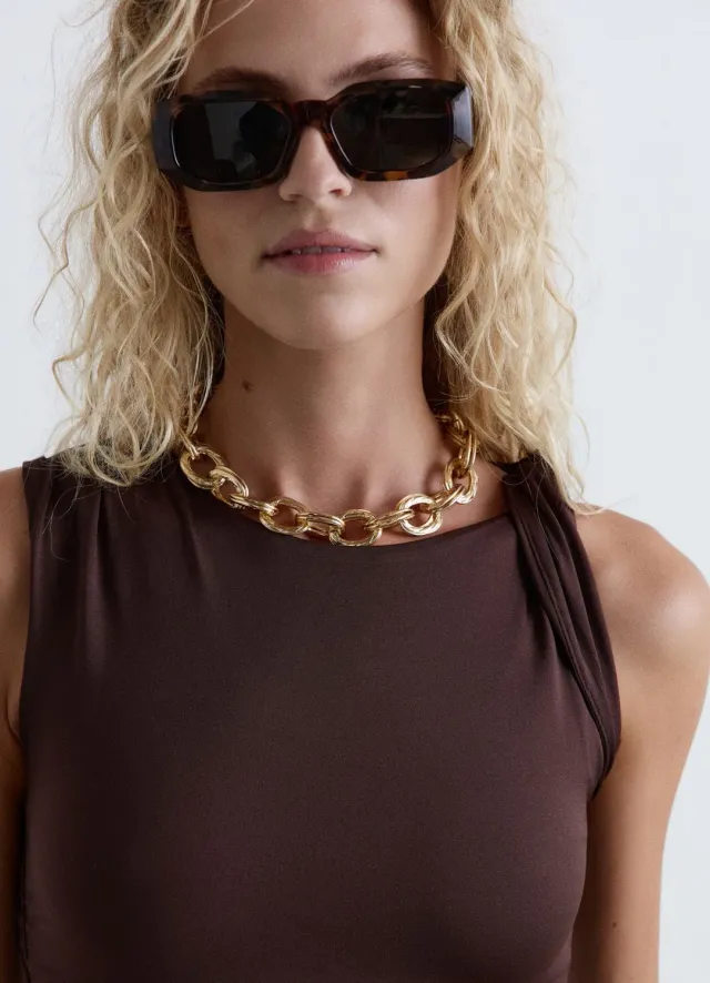 Calliope collier chaîne bold maillons femme