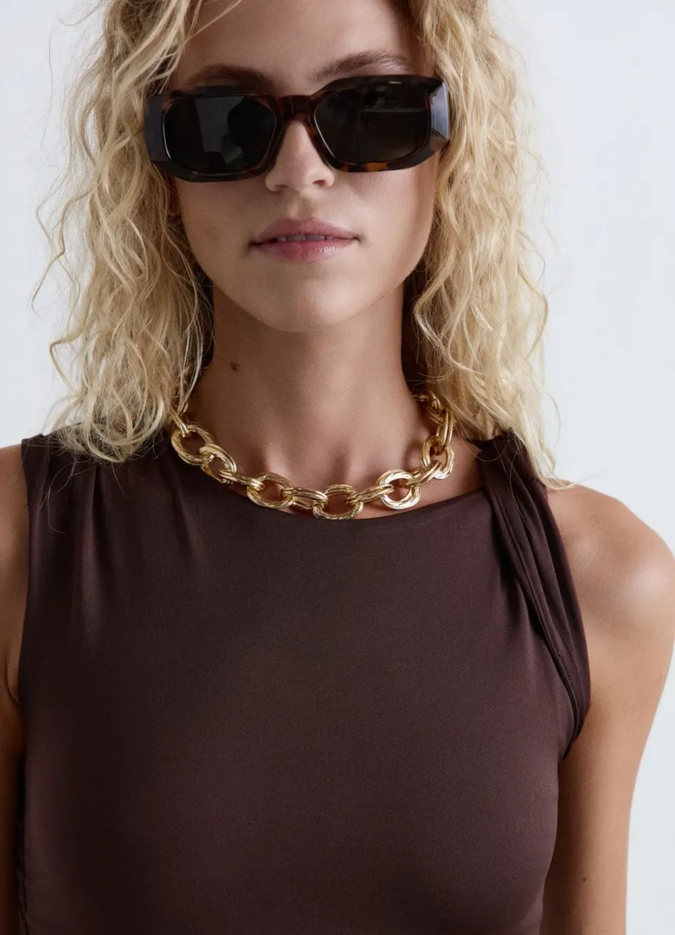 Calliope collier chaîne bold maillons femme