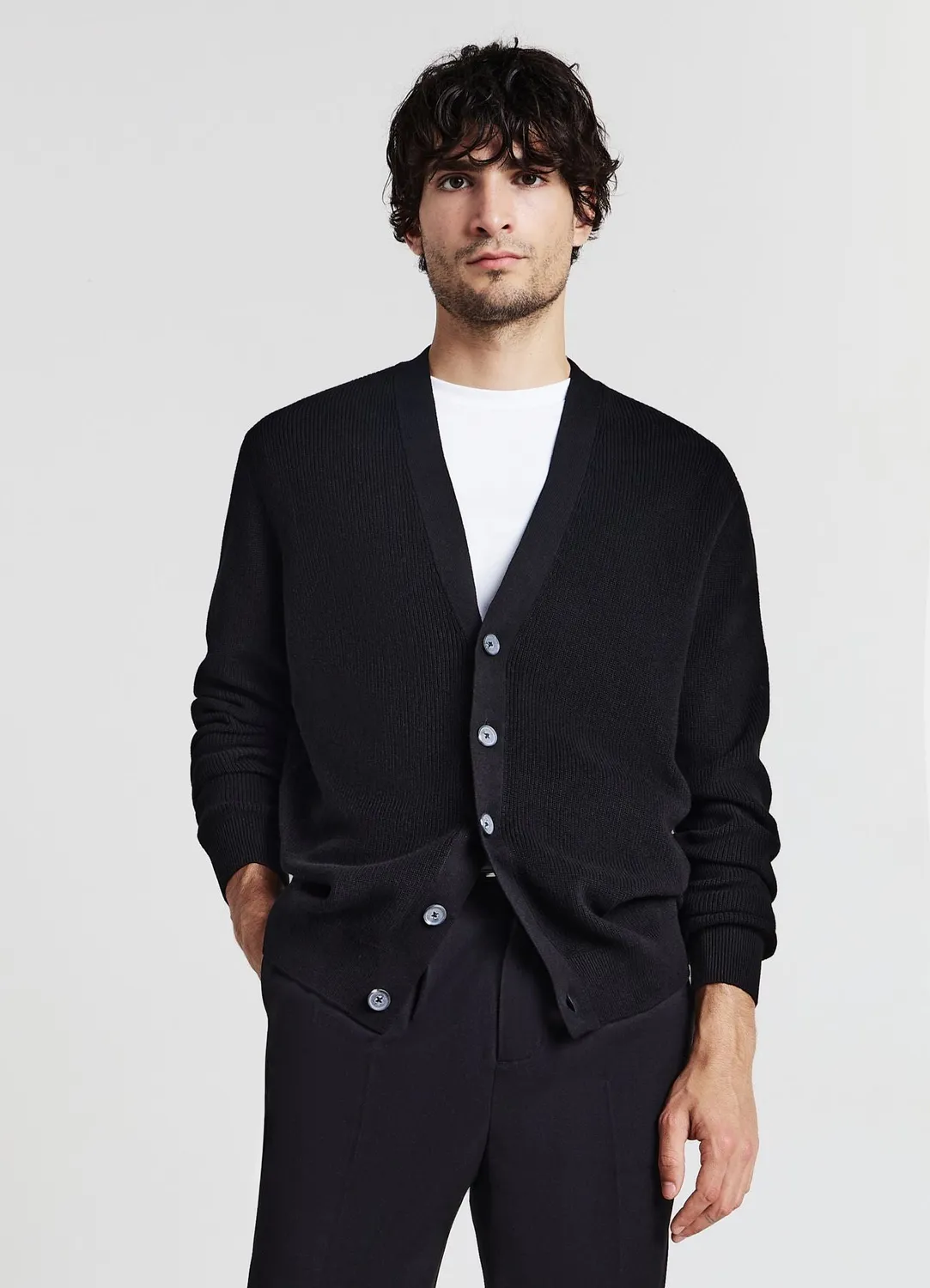 Calliope Cardigan Boutons Gilet Homme Col V