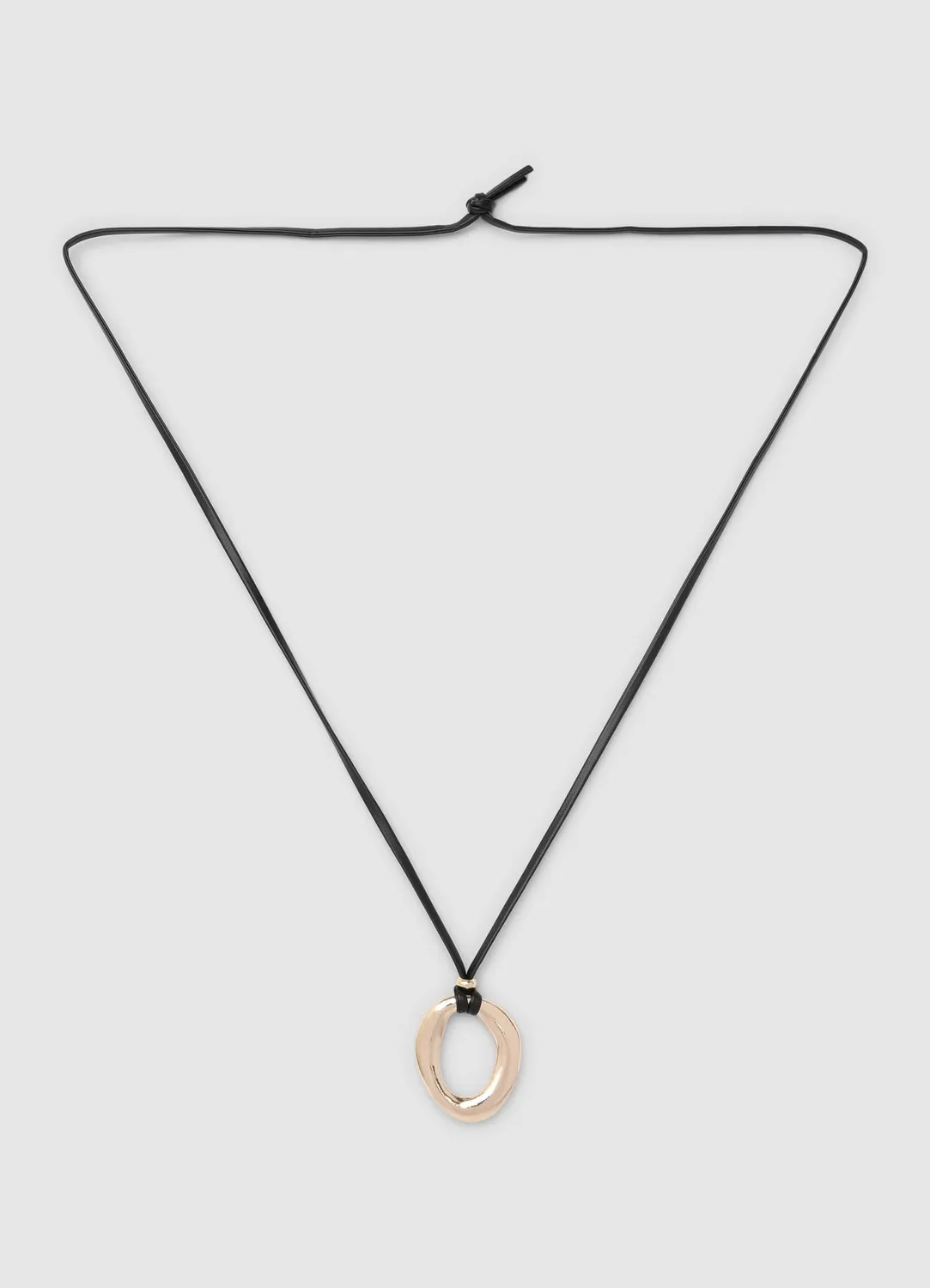 Calliope collier long pendentif anneau femme