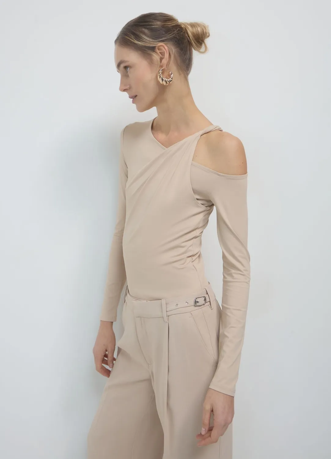 Calliope T-shirt cut-out femme manches longues