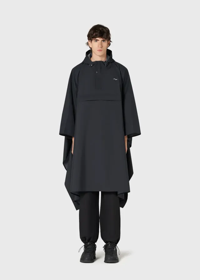 Saint James Kyodeau x Avnier cape imperméable noir