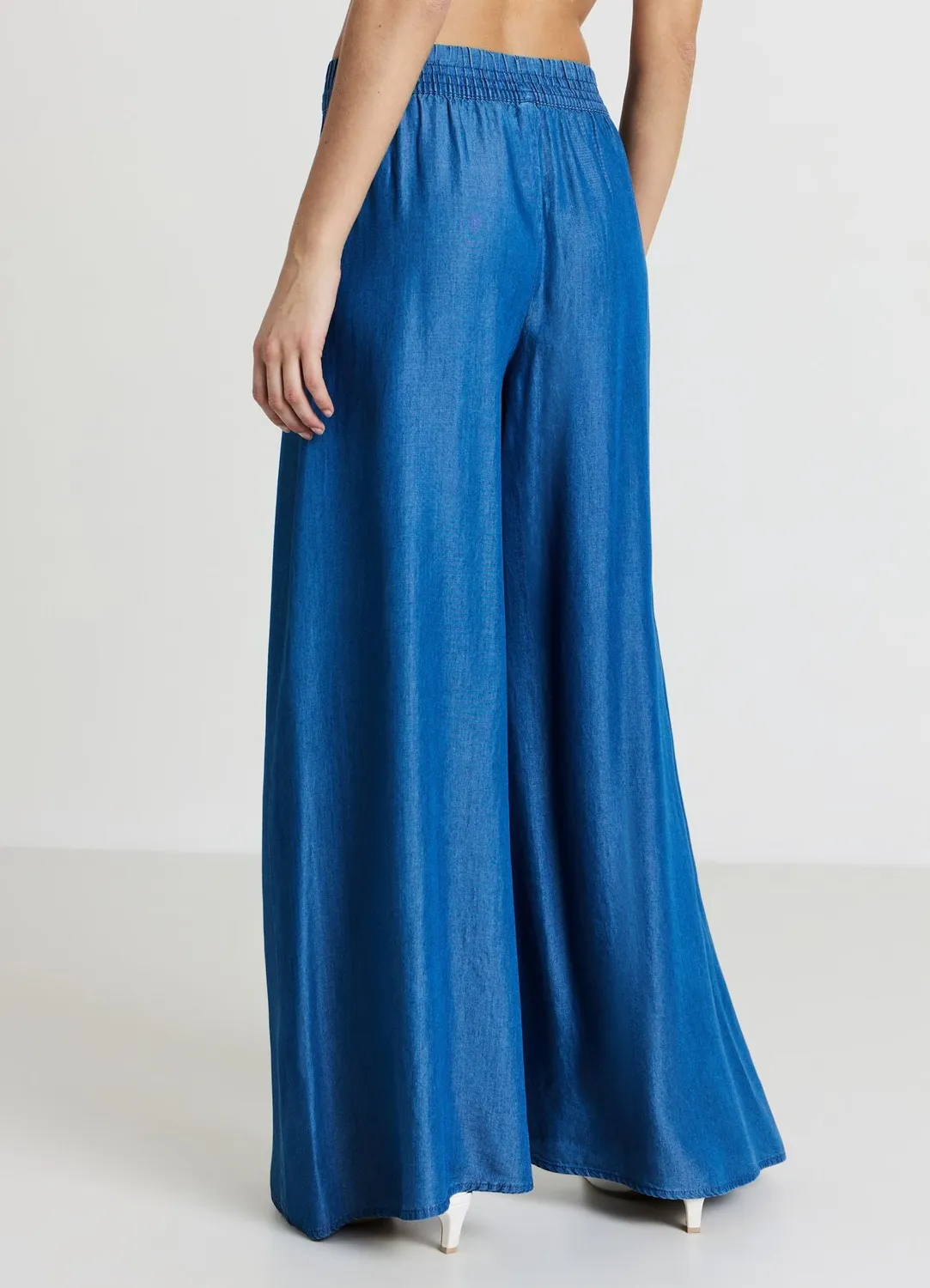 Calliope jupe-pantalon femme large taille élastique