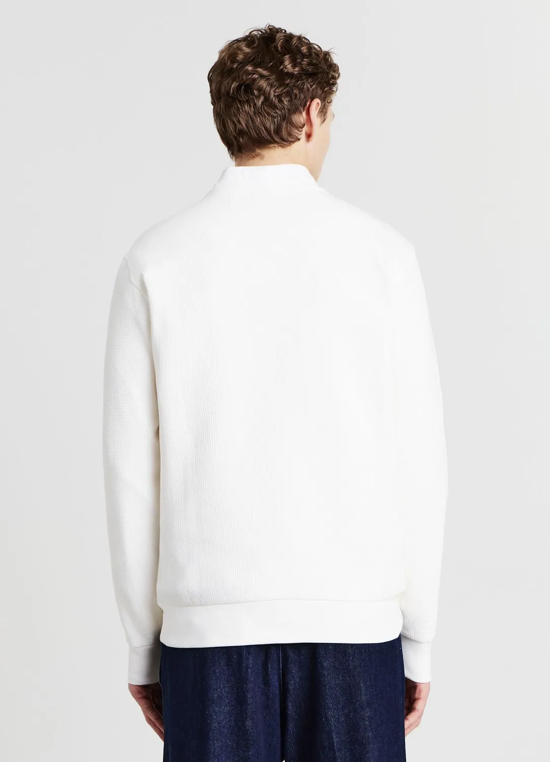 Calliope sweat col rond gaufré homme