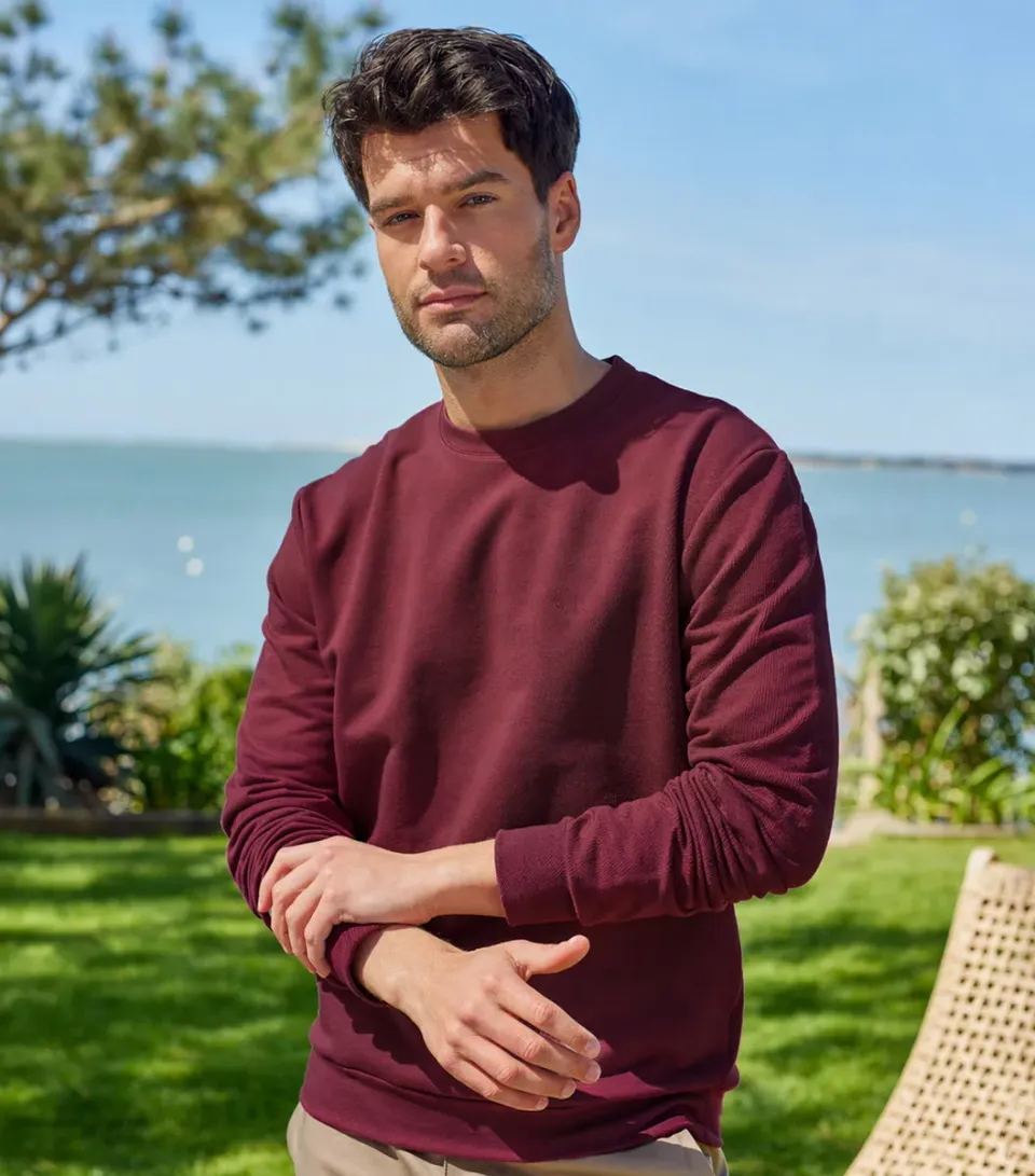 Cocorico Intemporel sweat homme bordeaux coton
