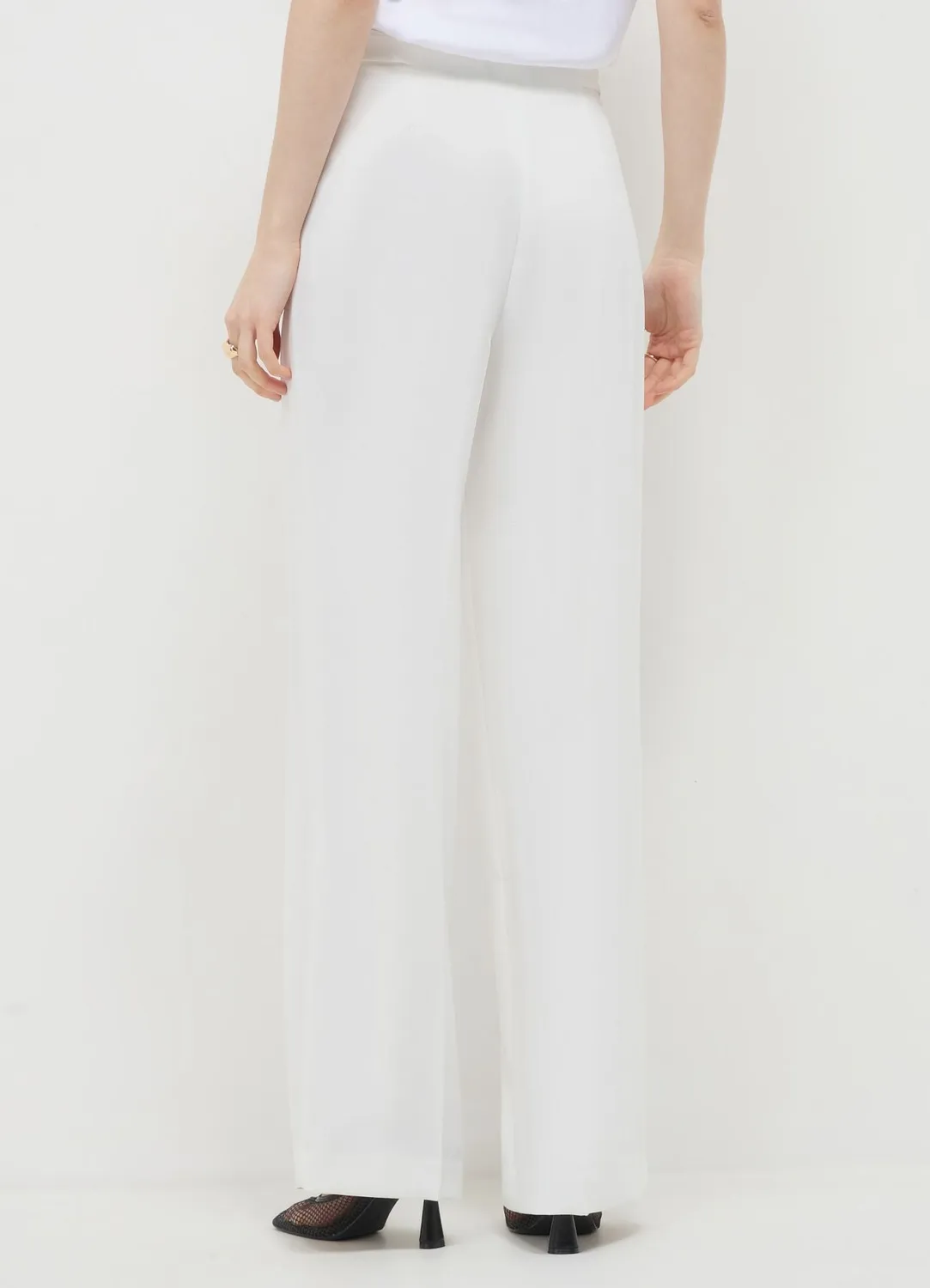 Calliope pantalon palazzo femme à brides