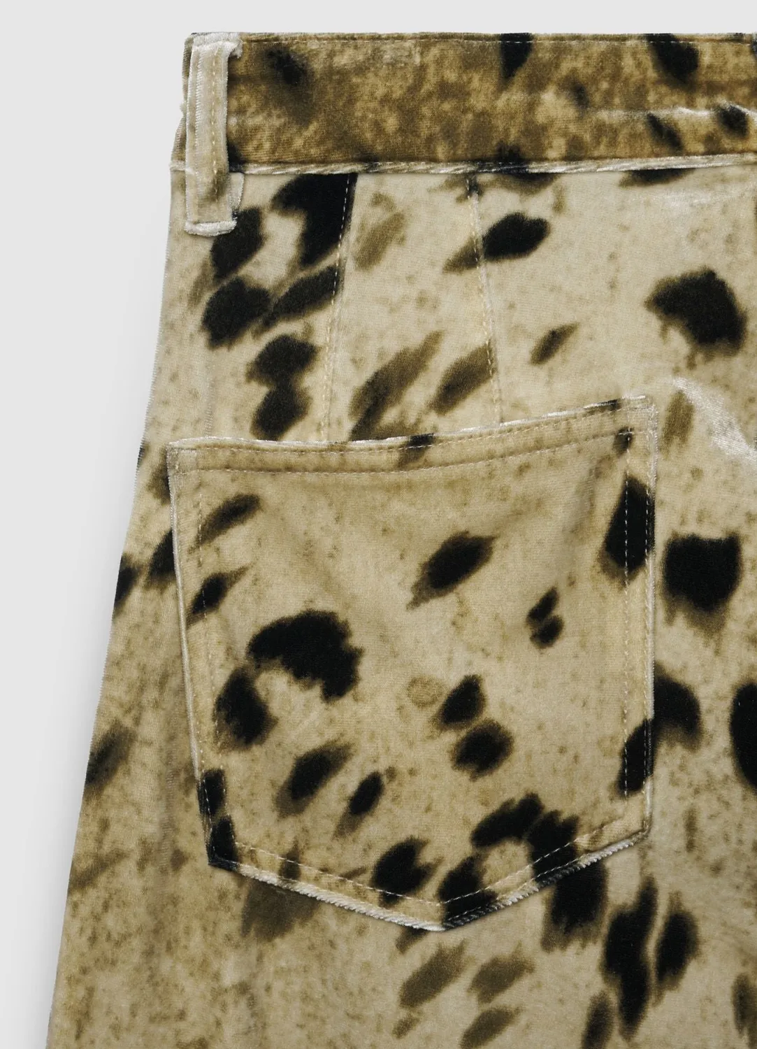 Calliope Straight pantalon femme animalier