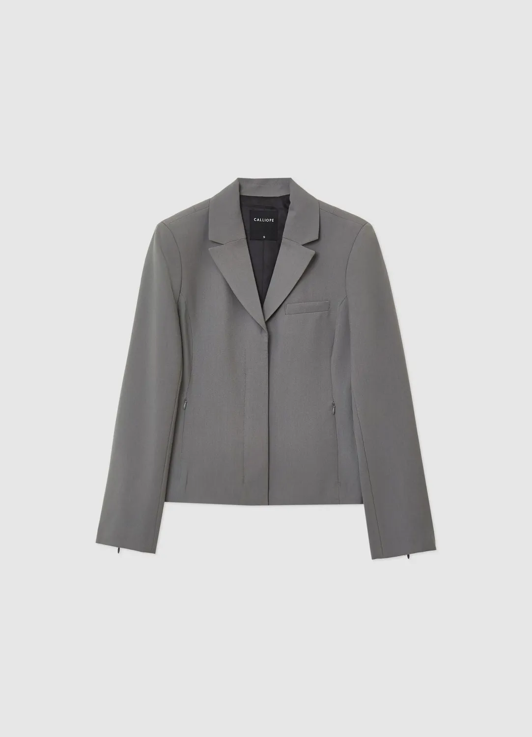 Calliope blazer slim femme taille S col classique