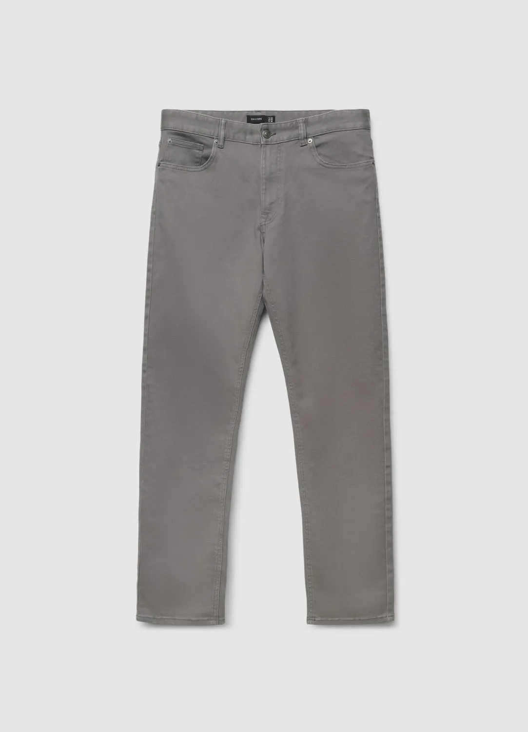 Calliope Pantalon 5 Poches Homme Drill Uni Coupe Droite
