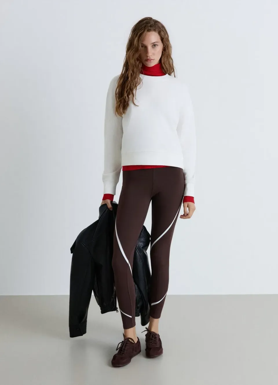 Calliope sweat col rond uni femme coton