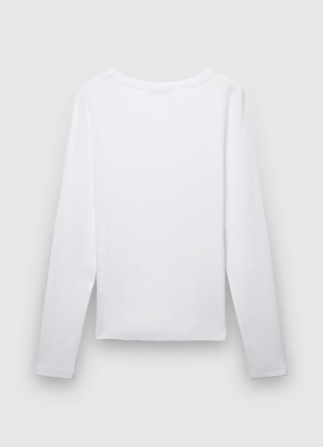 Calliope tee-shirt manches longues côtelé femme uni