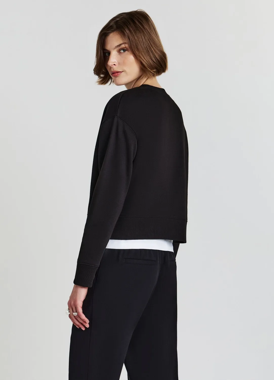 Calliope Sweat imprimé femme col rond manches longues